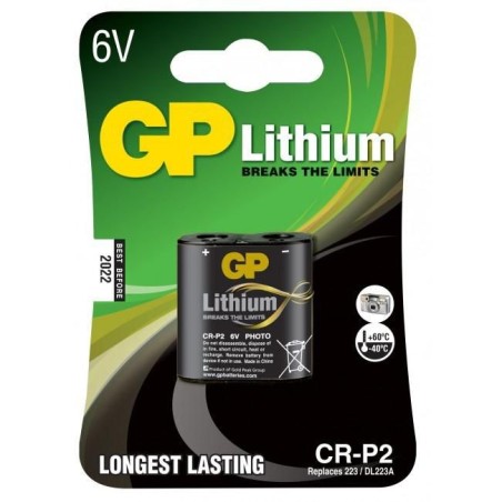 GP LITHIUM BATTERY CR P2 - 3701