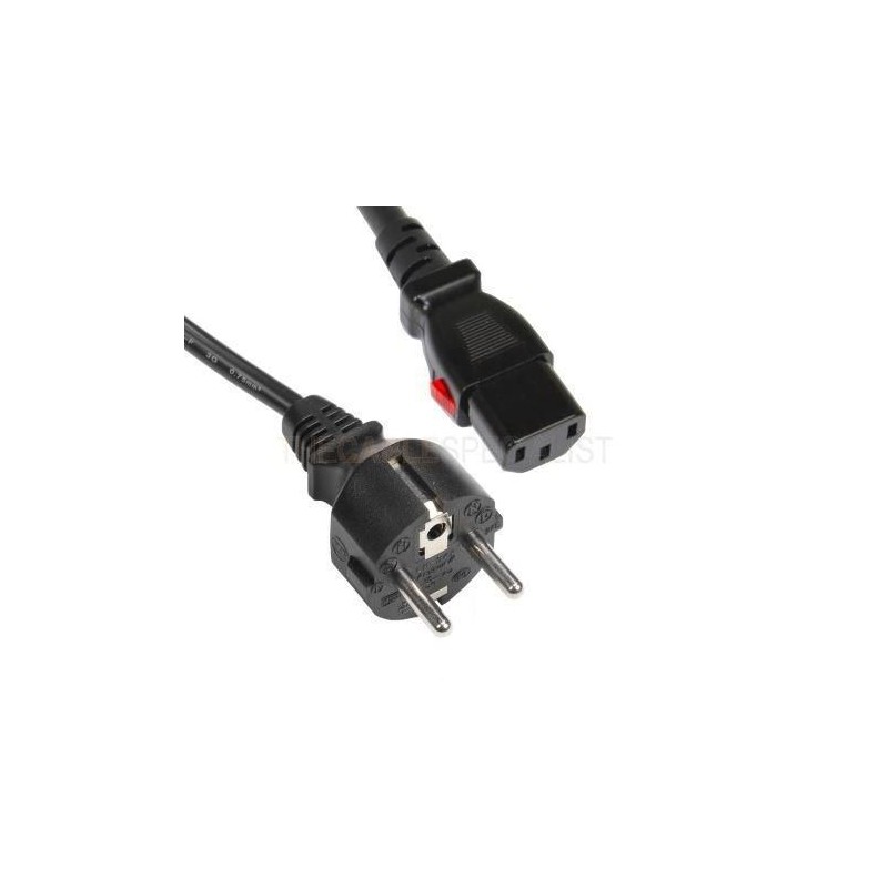 Mercodan Schuko power cable black Mercodan Schuko power cable black