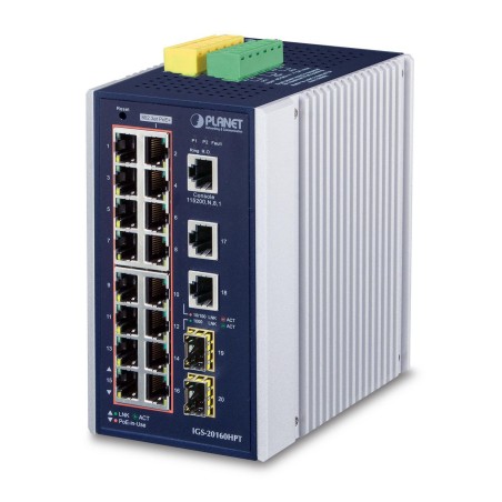 Planet IP30 Industrial L2+/L4 16-P (IGS-20160HPT)