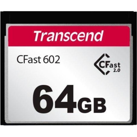 Transcend Memory Card 64 Gb CFast 2.0 - TS64GCFX602
