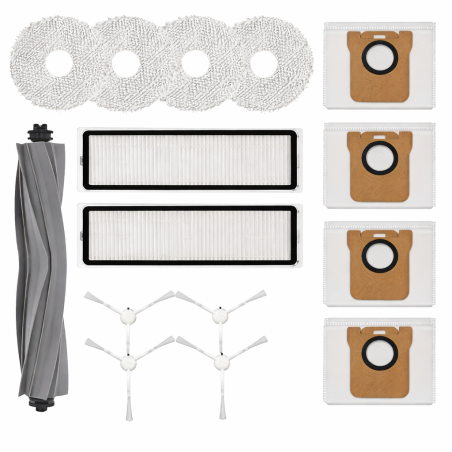 15-Piece Accessory Kit – Compatible with Dreame L10s Ultra / L10s Pro / Xiaomi X10+ / Mijia Omni 1S