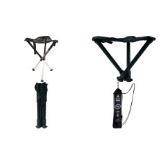 Walkstool Comfort 55 Campingstol 3 Ben Sort - Den perfekte bærbare stol til komfort og afslapning!