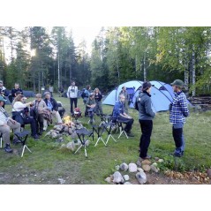 Walkstool Comfort 55 Campingstol 3 Ben Sort - Den perfekte bærbare stol til komfort og afslapning!