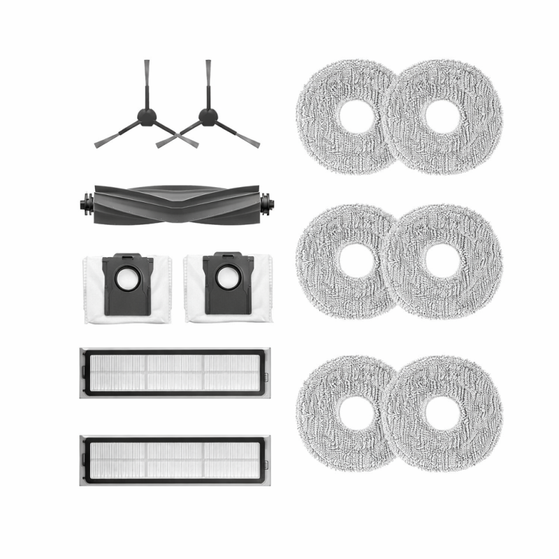 Dreame RAK46 Tilbehørssæt til L10s Plus (13 Dele) – Originalt Kit med Børster, Filtre, Moppeklude & Støvposer Dreame RAK46 Tilbehørssæt til L10s Plus (13 Dele) – Originalt Kit med Børster, Filtre, Moppeklude & Støvposer