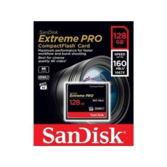 SanDisk Extreme Pro CompactFlash-kort 128GB 160MB/s - Hurtig, Pålidelig Lagring til Professionelle Fotografier!
