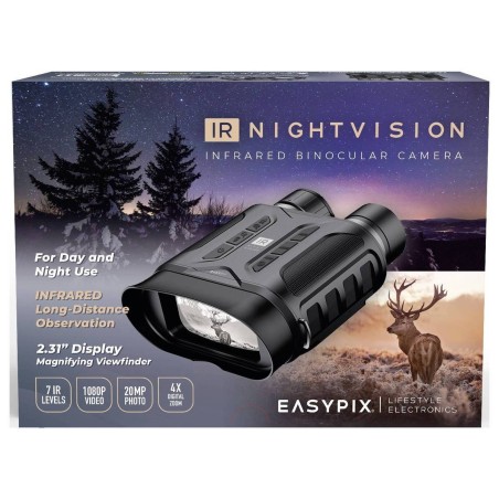 Easypix IR NightVision Digital kikkert 1920 x 1080 Sort
