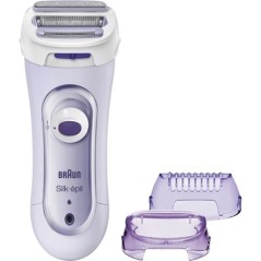 Braun SilkSoft LS 5560 Ladyshaver Lilla - Komfortabel og Effektiv Hårfjerning til Den Moderne Kvinde!