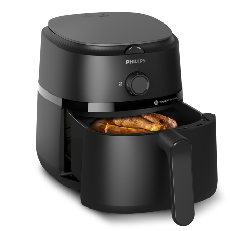 Philips 1000 Series NA120 Airfryer 15kW Sort - Sund Madlavning på Enkelt Vis!