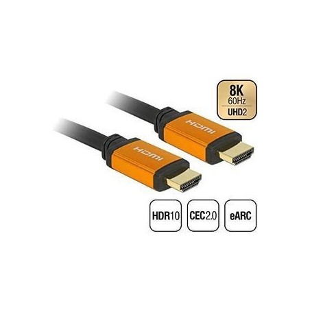 Delock HDMI-kabel 1.5m Sort