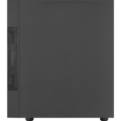 AeroCool Atomic Lite Tower Micro ATX - Elegant Sort Design til Optimal Kylning og Bedre PC-ydelse!