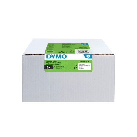 DYMO LabelWriter shippingetiketter 102 x 210 mm 6 ruller