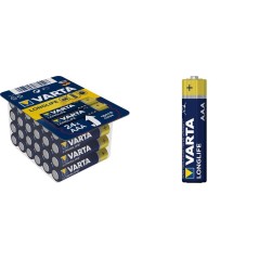 Varta Longlife AAA Standardbatterier 24 | Pålidelig energi til alle dine enheder