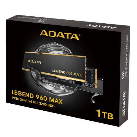 ADATA Legend SSD 960 MAX 1TB M2 PCIe 4.0 x4 NVMe - Lynhurtig Lagring til Ultimativ Ydelse!