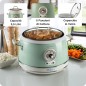 Ariete Vintage Ris koger/langsom koger 3.5liter 700W Grøn Ariete Vintage Ris koger/langsom koger 3.5liter 700W Grøn