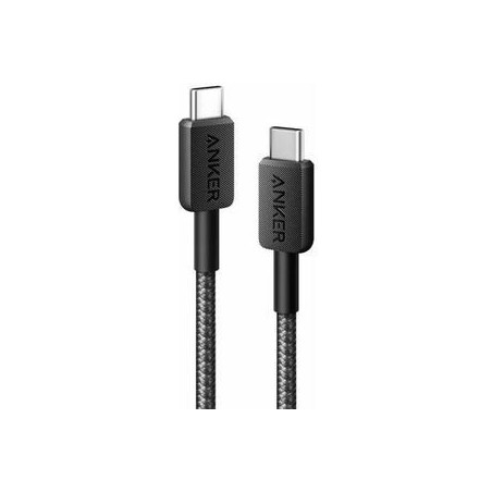 Anker USB Type-C Kabel 18m - Sort, Høj Kvalitet og Holdbarhed, Perfekt til Hurtig Dataoverførsel!