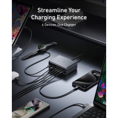 Anker Prime Adapter 200W 4xUSB-C & 2xUSB-A - Effektiv Opladning til Dit Liv!