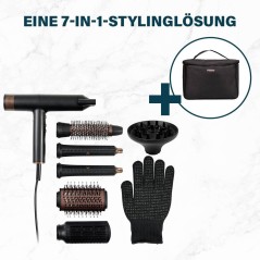 "Princess Sort HRtrrerhrstyler Airstyler Pro - Skab Professionelle Frisure På Sekunder!"