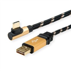 Roline GOLD USB 2.0 KABEL, VINKLET