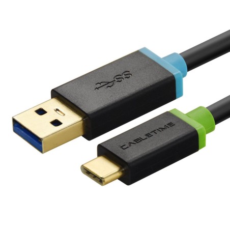 Cabletime USB 3.0 kabel, 3,0m, USB-C
