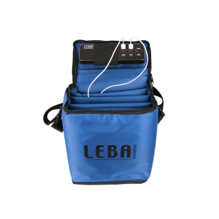 Leba NoteBag Blue 5, USB-C (Schuko) - Notebook-taske
