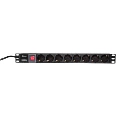 LogiLink 19" PDU 8 x CEE 7/3 socket,