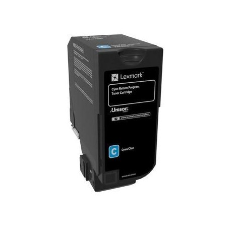 Lexmark RETURN-TONER CARTRIDGE CYAN - 74C20C0