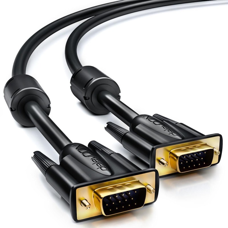 deleyCON VGA Cable - HQ - black -