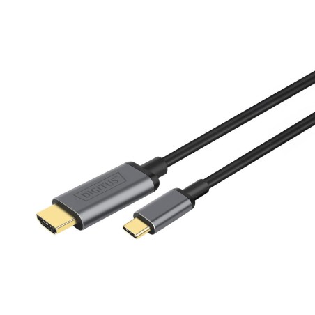 Digitus Video kabel, USB-C: Han -