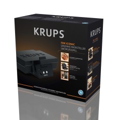 Krups FDK Iconic FDK462 Sandwichtoaster 850 W - Sort | Perfekt til lækre og sprøde sandwiches!