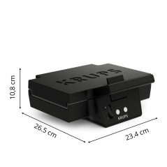 Krups FDK Iconic FDK462 Sandwichtoaster 850 W - Sort | Perfekt til lækre og sprøde sandwiches!