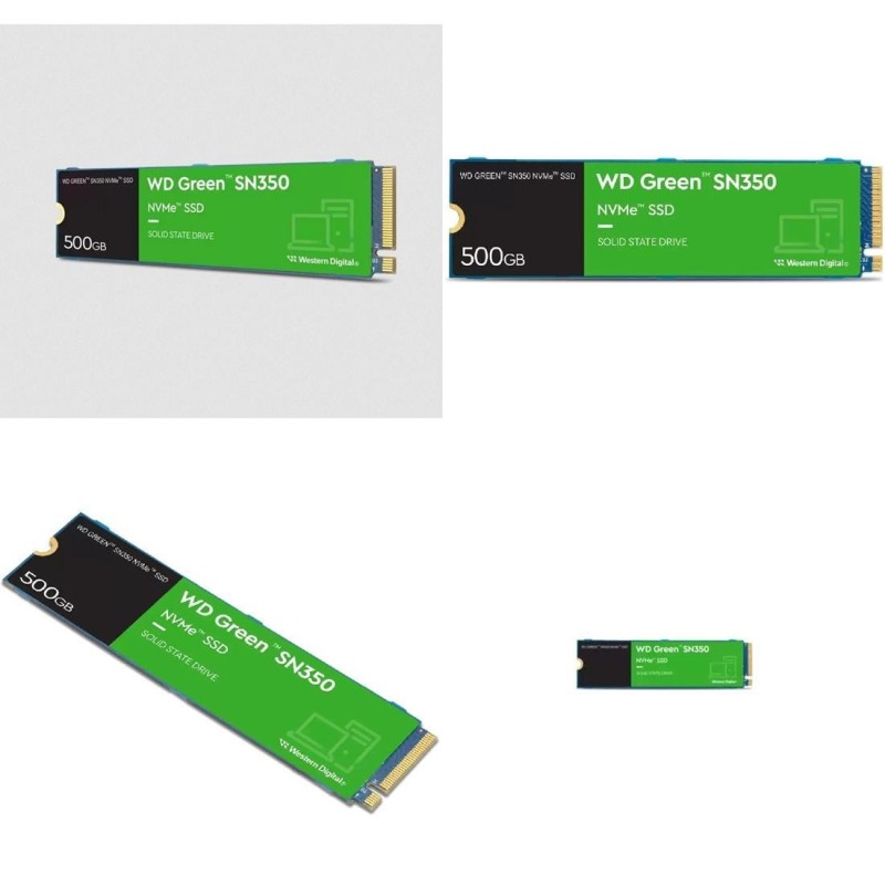 WD Green SSD SN350 500GB M.2 PCI Express 3.0 x4 (NVMe) WD Green SSD SN350 500GB M.2 PCI Express 3.0 x4 (NVMe)