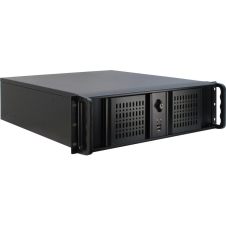 Inter-Tech 3U-3098-S Rack Black - 3U rack-enhed