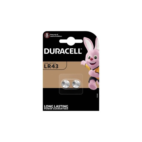 Duracell LR43 Knapcellebatterier - Pålidelig Strøm til Dine Elektronikapparater | 5000394052581