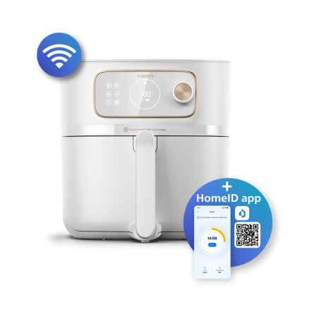 Philips 7000 Series Combi Airfryer 83 L - Hvid | Sund Madlavning med Perfekte Resultater!