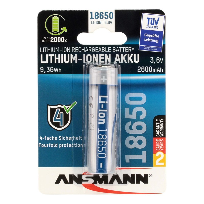ANSMANN Li-Ion Akku 18650 ANSMANN Li-Ion Akku 18650
