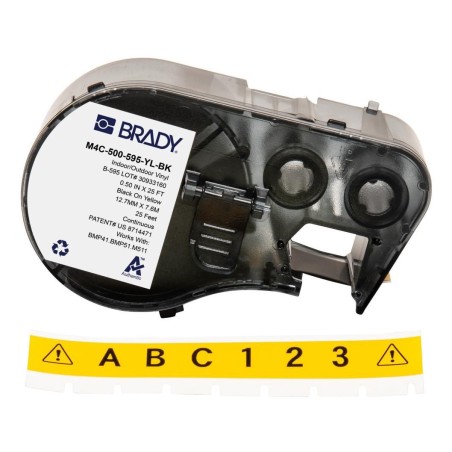 Brady BMP41/BMP51/BMP53/M511 Label – M4C-500-595-YL-BK