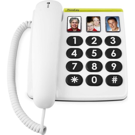 DORO PhoneEasy 331ph Telefon med Ledning - Enkel, Brugervenlig & Pålidelig Kommunikation!