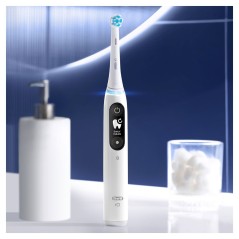 Oral-B iO 6 Hvid - Den Ultimative Tandbørste til Strålende Tandpleje og Sundere Tandkød!