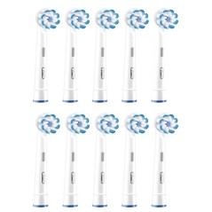 Oral-B Pro Sensitive Clean Tandbørstehoveder 10-Pak - Skånsom Rengøring til Ideel Mundpleje!