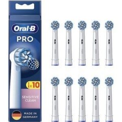 Oral-B Pro Sensitive Clean Tandbørstehoveder 10-Pak - Skånsom Rengøring til Ideel Mundpleje!