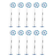Oral-B Pro Sensitive Clean Tandbørstehoveder 10-Pak - Skånsom Rengøring til Ideel Mundpleje!