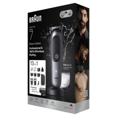 Braun All-in-One Series 7 AIO7560 Trimmer Sort Grå
