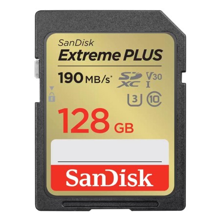 Sandisk EXTREME PLUS 128GB SDXC - Højkapacitets SD-kort