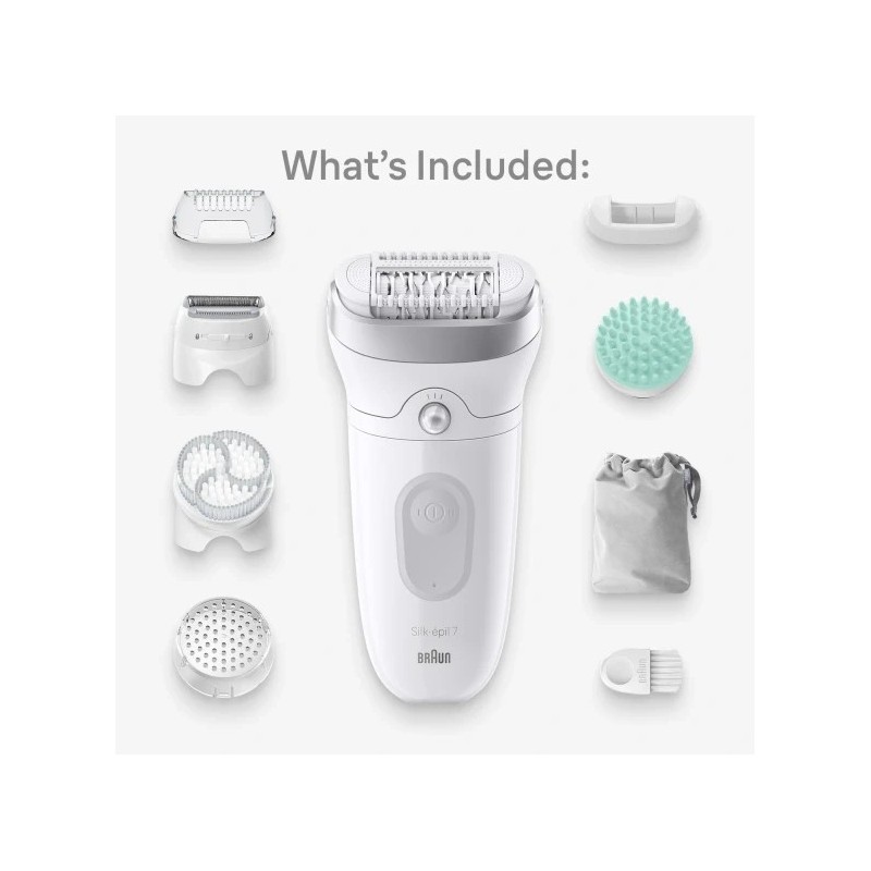 Braun Silk-épil 7 SE7-081 Epilator Hvid Braun Silk-épil 7 SE7-081 Epilator Hvid