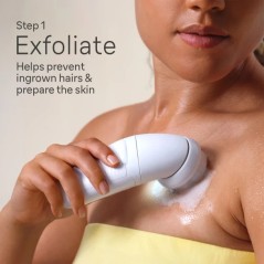 Braun Silk-pil 7 SE7-081 Epilator Hvid - Effektiv Hårfjerning til Silke Blød Hud!
