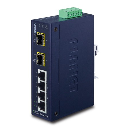 Planet IP30 Slim Type 4-P Industrial ISW-621TF