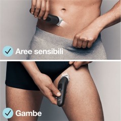 Braun BodyGroomer 3 BG3340 Trimmer - Effektiv, Stilet & Hvid - Perfekt til Pleje!