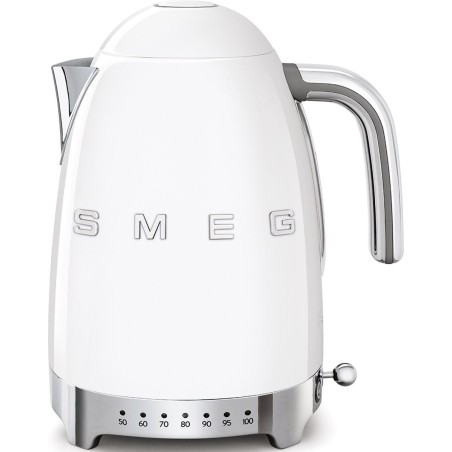 Smeg 50s Style Kedel 17 liter - Elegant Hvid Kedel med Retro Design - Varenummer: 8017709231811