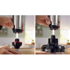 Bosch Serie 6 MSM6M621 Blender 0,5L 1000W - Sort | Effektiv, Stilfuld & Alsidig Blender til dit Køkken