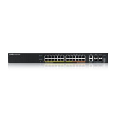Zyxel XGS2220-30HP Switch - 30-porte 10 Gigabit PoE | Hurtig, Effektiv og Pålidelig Nettverksoverføring!